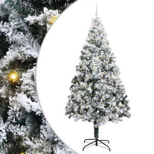 Árbol de Navidad artificial con 300 LED Verde 240 x 150 cm H