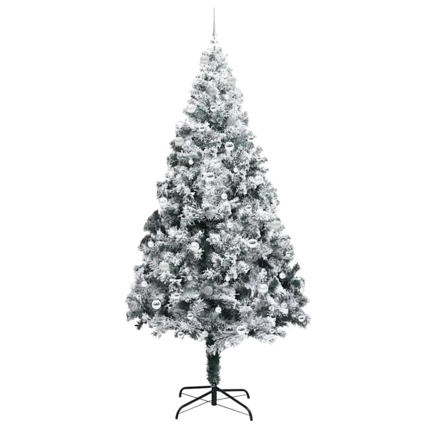 Árbol de Navidad artificial con 300 LED Verde 240 x 150 cm M 4