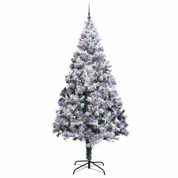 Árbol de Navidad artificial con 300 LED Verde 240 x 150 cm M 4