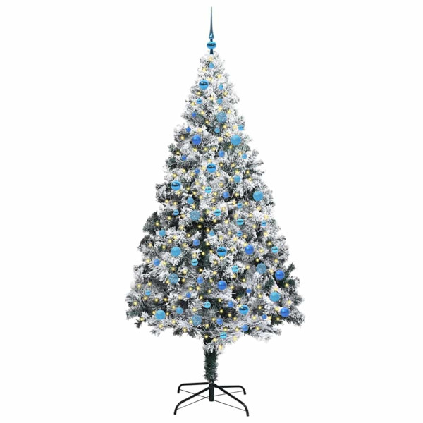 Árbol de Navidad artificial con 300 LED Verde 240 x 150 cm M 3