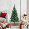Árbol de Navidad Artificial Preiluminado Verde 120 cm PVC 1