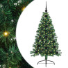 Árbol de Navidad Artificial Preiluminado Verde 120 cm PVC 2