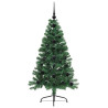 Árbol de Navidad Artificial Preiluminado Verde 120 cm PVC 4