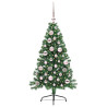 Árbol de Navidad Artificial Preiluminado Verde 120 cm PVC 3