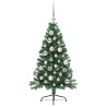 Árbol de Navidad Artificial Preiluminado Verde 120 cm PVC 4