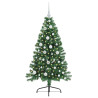 Árbol de Navidad Artificial Preiluminado Verde 120 cm PVC 3