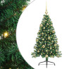 Árbol de Navidad Artificial Preiluminado Verde 120 cm PVC 2