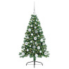 Árbol de Navidad Artificial Preiluminado Verde 120 cm PVC 3