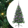 Árbol de Navidad artificial pre-iluminado Verde 120 cm PVC 2
