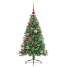 Árbol de Navidad Artificial Preiluminado Verde 120 cm PVC 3