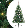 Árbol de Navidad Artificial Preiluminado Verde 150 cm PVC 1
