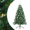 Árbol de Navidad Artificial Preiluminado Verde 150 cm PVC 2