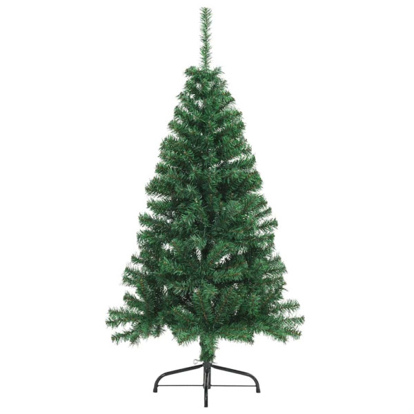 Árbol de Navidad Artificial Preiluminado Verde 150 cm PVC M 5
