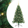 Árbol de Navidad Artificial Preiluminado Verde 150 cm PVC 2