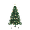 Árbol de Navidad Artificial Preiluminado Verde 150 cm PVC 4