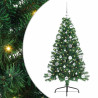 Árbol de Navidad Artificial Preiluminado Verde 150 cm PVC 2