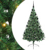 Árbol de Navidad Artificial Preiluminado Verde 210 cm PVC 2