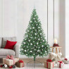 Árbol de Navidad Artificial Preiluminado Verde 210 cm PVC 1