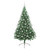 Árbol de Navidad Artificial Preiluminado Verde 210 cm PVC 3
