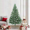 Árbol de Navidad Artificial Preiluminado Verde 210 cm PVC 1
