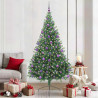 Árbol de Navidad Artificial Preiluminado Verde 210 cm PVC 1