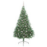 Árbol de Navidad Artificial Preiluminado Verde 240 cm PVC 3