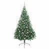 Árbol de Navidad Artificial Preiluminado Verde 240 cm PVC 4