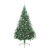 Árbol de Navidad Artificial Preiluminado Verde 240 cm PVC 3