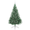 Árbol de Navidad Artificial Preiluminado Verde 240 cm PVC 4