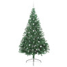 Árbol de Navidad Artificial Preiluminado Verde 240 cm PVC 4