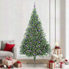 Árbol de Navidad Artificial Preiluminado Verde 240 cm PVC 1