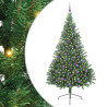 Árbol de Navidad Artificial Preiluminado Verde 240 cm PVC 2