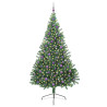 Árbol de Navidad Artificial Preiluminado Verde 240 cm PVC 3