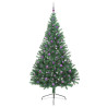 Árbol de Navidad Artificial Preiluminado Verde 240 cm PVC 4