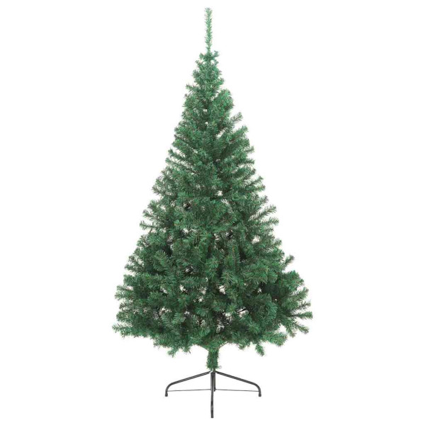 Árbol de Navidad Artificial Preiluminado Verde 240 cm PVC M 5