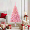 Árbol de Navidad Artificial Preiluminado Rosa 120 cm PVC 1