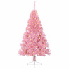 Árbol de Navidad Artificial Preiluminado Rosa 120 cm PVC 3