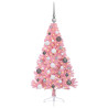Árbol de Navidad Artificial Preiluminado Rosa 120 cm PVC 3