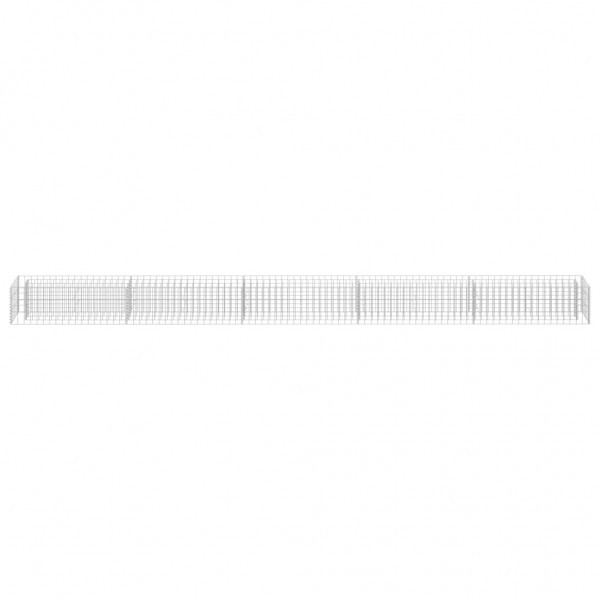 Arriate de gaviones de acero galvanizado 450x30x30 cm M 4