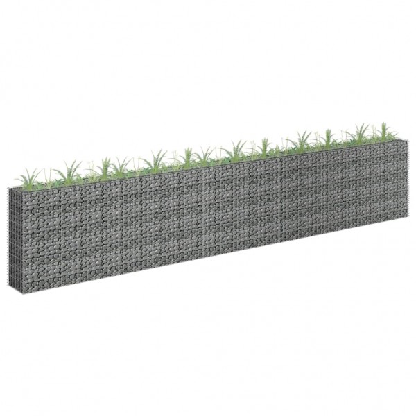Arriate de gaviones de acero galvanizado 450x30x90 cm D
