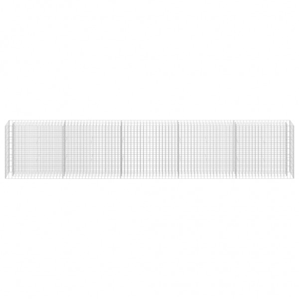 Arriate de gaviones de acero galvanizado 450x30x90 cm M 4