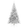 Árbol de Navidad Artificial Preiluminado Plateado 240 cm PET 4