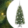 Árbol de Navidad artificial con 150 LED Verde 120 cm PE y PVC 2
