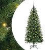 Árbol de Navidad artificial con 150 LED Verde 120 cm PE y PVC 2