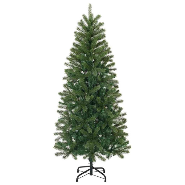 Árbol de Navidad artificial con 150 LED Verde 120 cm PE y PVC M 5