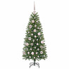 Árbol de Navidad artificial con 150 LED Verde 120 cm PE y PVC 3