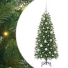 Árbol de Navidad artificial con 150 LED Verde 120 cm PE y PVC 2