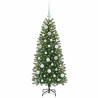 Árbol de Navidad artificial con 150 LED Verde 120 cm PE y PVC 3