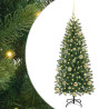Árbol de Navidad artificial con 150 LED Verde 120 cm PE y PVC 2