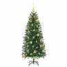 Árbol de Navidad artificial con 150 LED Verde 120 cm PE y PVC 4